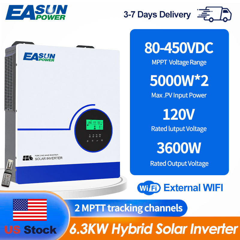 Grid Tie Inverter Limiter 2000W - EASUN POWER 6300W Hibrit Güneş Enerjisi