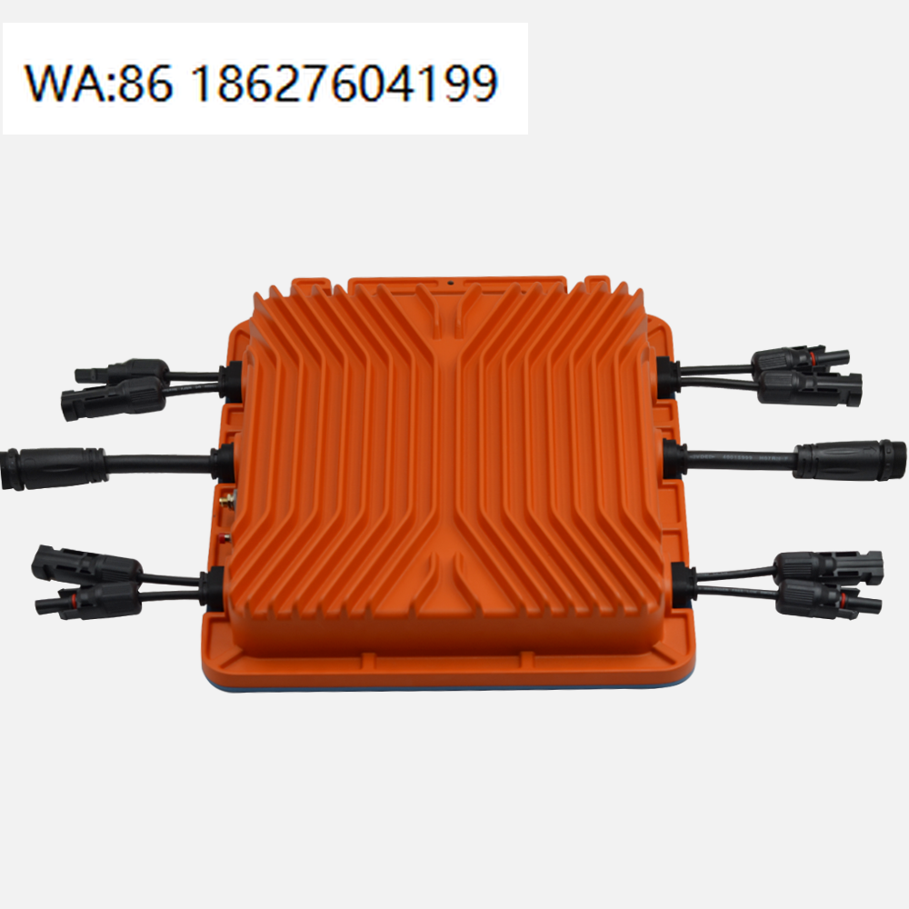 Micro Inverter 1400W Solar Grid Tie - Siyah Döküm Alüminyum 1400W WIFI Akıllı