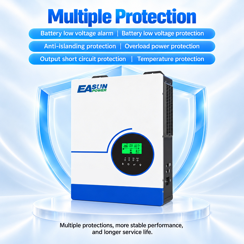 EASUN POWER 6.3KW Hibrit Güneş - Grid Tie Inverter Limiter 2000W incelemesi ve fiyatı