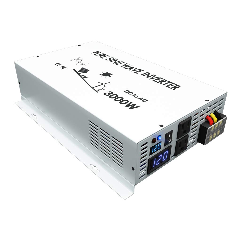 Saf sinüs dalga güç inverteri  - Inverter Pure Sine Wave 60Hz 120V 3000W incelemesi ve fiyatı