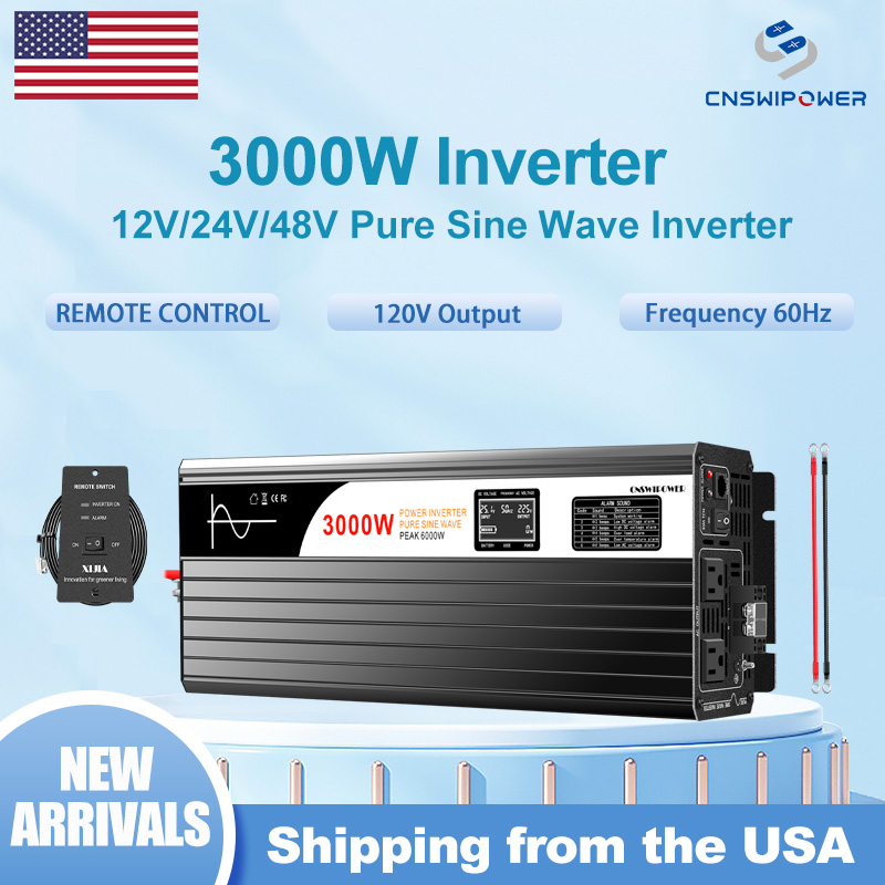 3000W Saf Sinüs Dalga İnvertör - Inverter Pure Sine Wave 60Hz 120V 3000W incelemesi ve fiyatı
